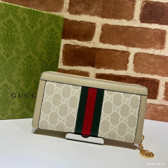 Firstbag ru zip GG Gucci Ophidia around wallet 0819
